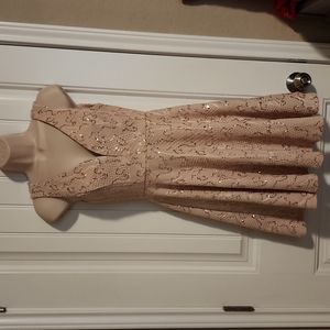 Bailey Blue Light Pink Cocktail Dress